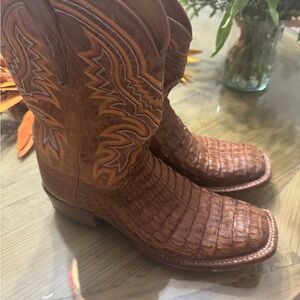 Lucchese Brown Western Cowboy Boots